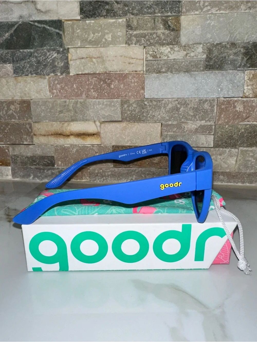 BFG Blue Men's Sunglasses with Dark Lenses